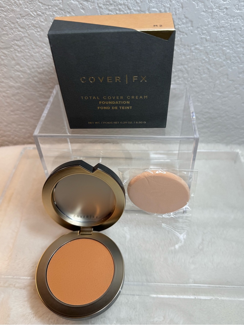 COVER FX Total Cover Cream Foundation Compact - Warm Tan/Beige